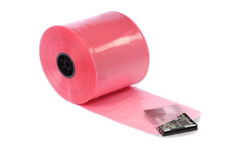 Office industrial supplies 4 Mil Pink Anti-Static Poly Tubing 1 ROLL 